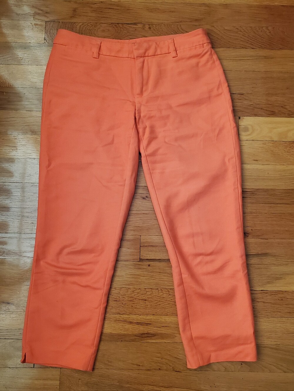 Tommy Hilfiger Women's Waverly Slim Stretch Capri Orange Tangerine